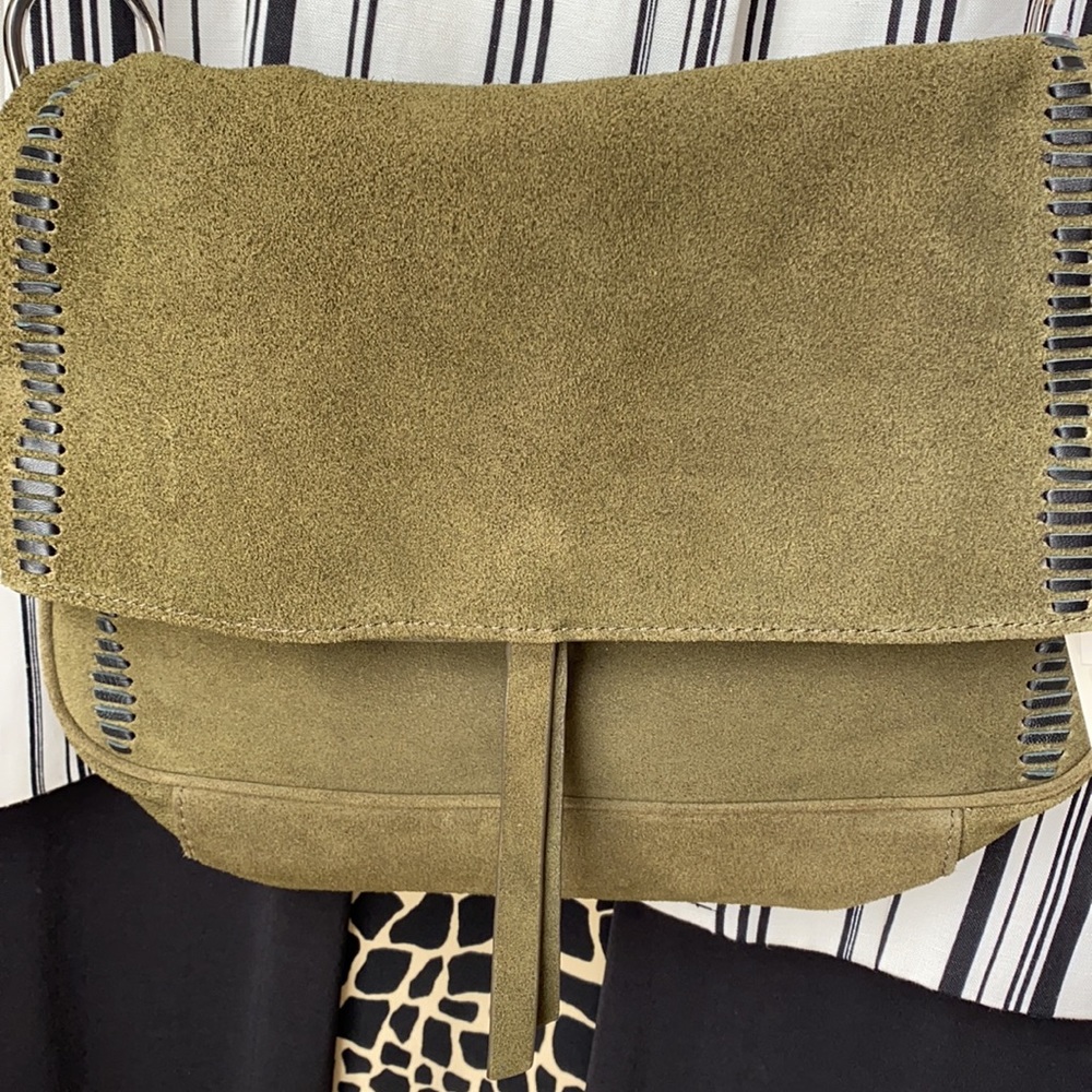 ZARA suede leather handbag!!!